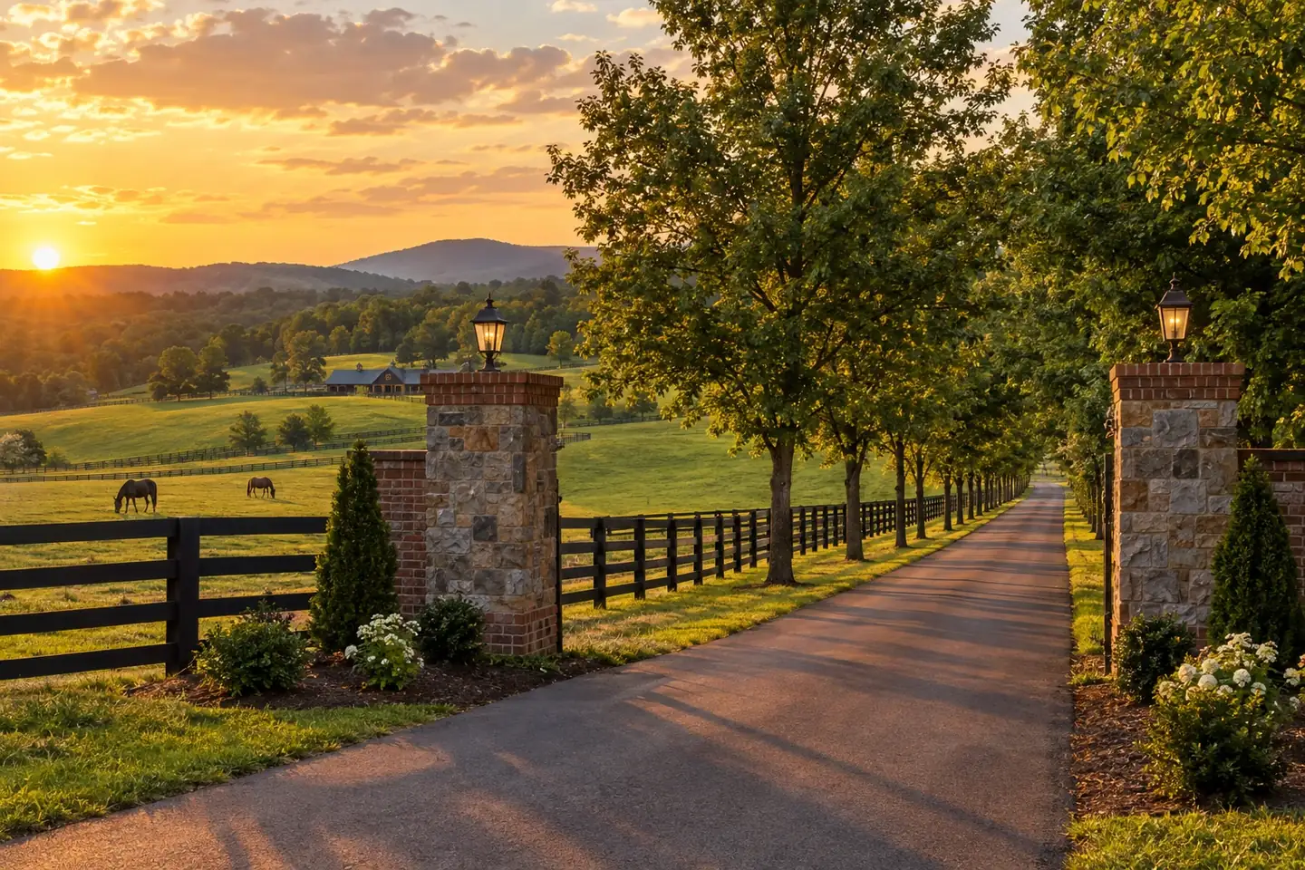 Masonry project in Thompson’s Station, Tennessee