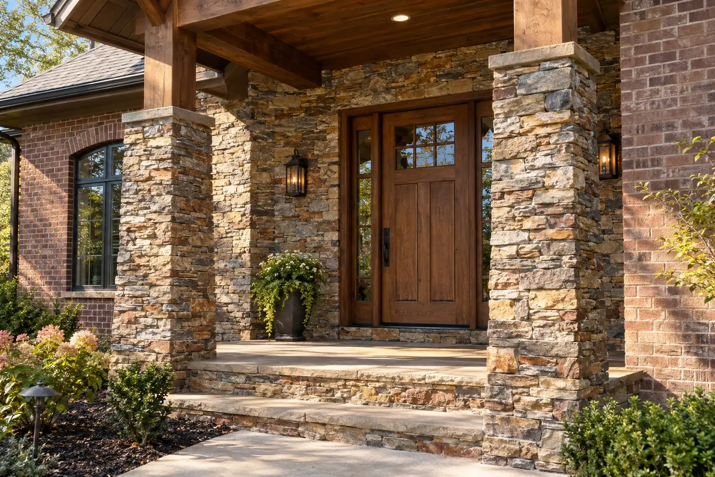 Masonry detail work for Mt. Juliet homes